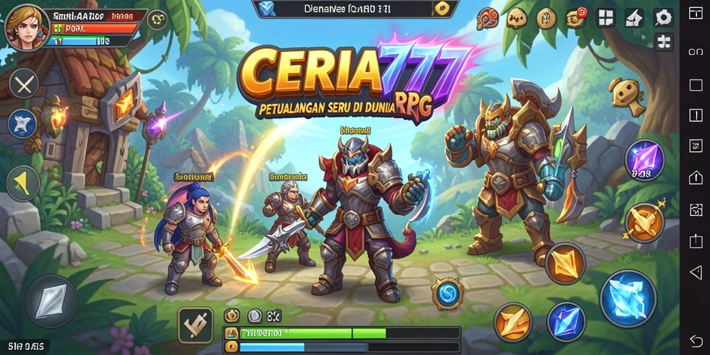 Gameplay CERIA777 yang menakjubkan dalam petualangan RPG.