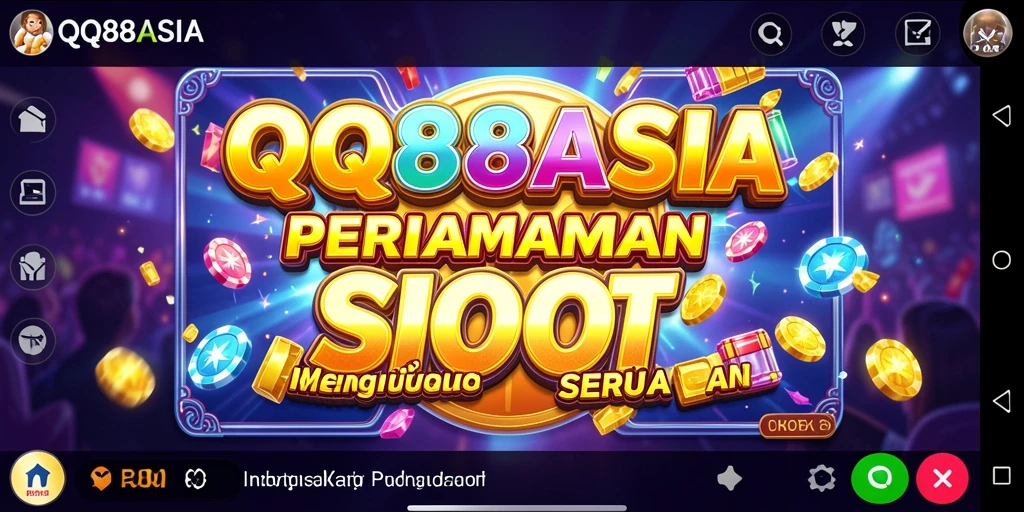 Tangkapan layar gameplay QQ88ASIA menampilkan keseruan permainan Slot yang mengasyikkan.