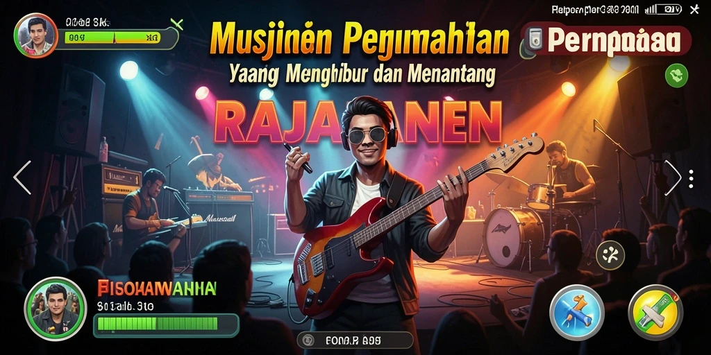 Tampilan gameplay RAJAPANEN yang seru dan penuh warna.