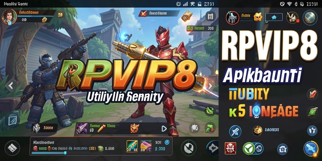 Tampilan antarmuka RPVIP8 yang mudah dan intuitive.